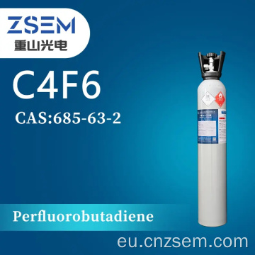 C4F6 Hexafluoro-1 3-Butadiene 4N txipa grabatzeko agentea
